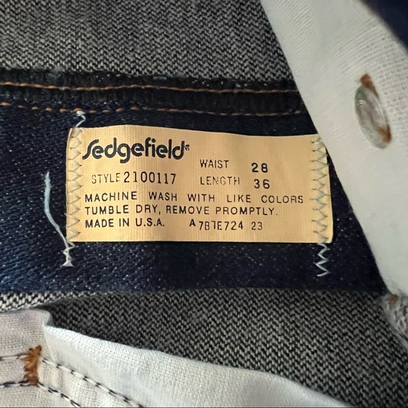 SEDGEFIELD Boot Cut Men’s Jeans NWT - Picture 4 of 4